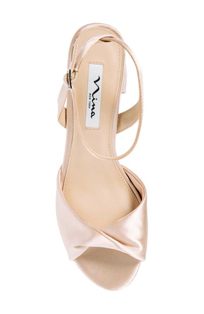 Shop Nina Nigella Ankle Strap Sandal In Pearl Rose