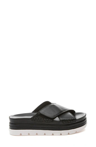 Shop J/slides Nyc Briana Platform Sandal In Black