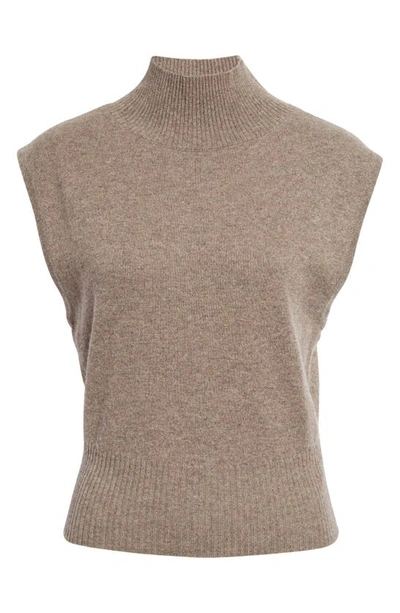 Shop Reformation Arco Sleeveless Cashmere Sweater In Hedgerow