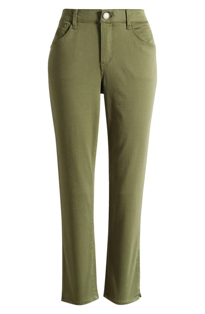 Shop Wit & Wisdom 'ab'solution High Waist Slim Straight Ankle Pants In Ce Celadon