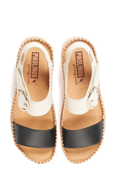 Pikolinos Marina Platform Sandal In Black