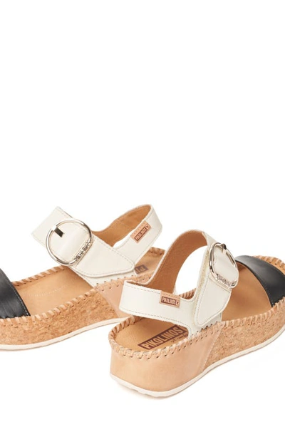 Pikolinos Marina Platform Sandal In Black