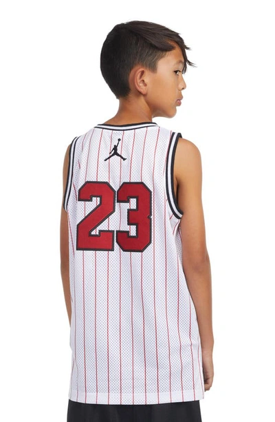 Shop Jordan Kids'  23 Basketball Jersey In White
