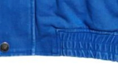 Shop Ranra Myrkur Cotton Denim Bomber Jacket In Blue 0361