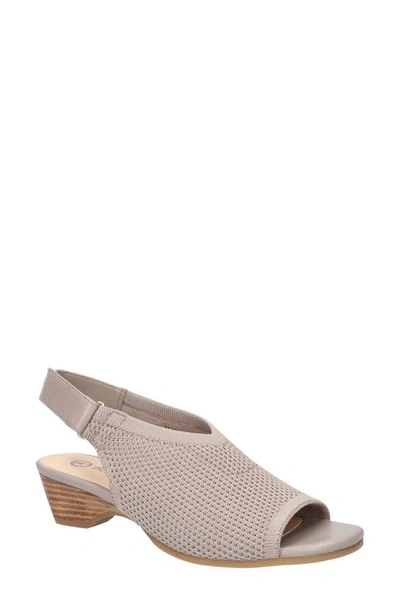 Shop Bella Vita Marin Slingback Sandal In Natural Knit