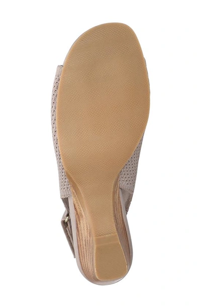 Shop Bella Vita Marin Slingback Sandal In Natural Knit