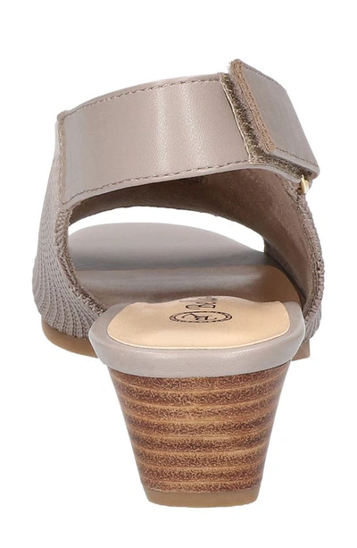 Bella Vita Marin Slingback Sandal In Natural Knit