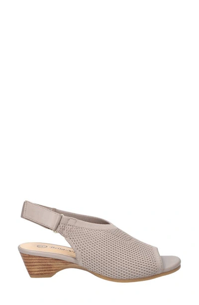 Shop Bella Vita Marin Slingback Sandal In Natural Knit