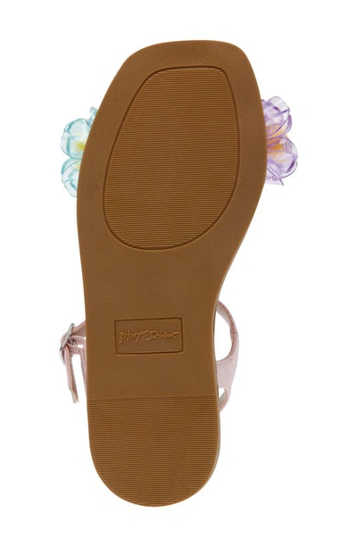 Shop Betsey Johnson Kids' Brice Ankle Strap Sandal In Pink Multi
