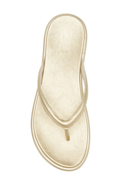 Shop Olukai Tiare Flip Flop In Bubbly / Bubbly