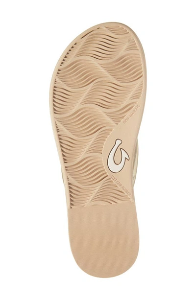 Shop Olukai Tiare Flip Flop In Bubbly / Bubbly