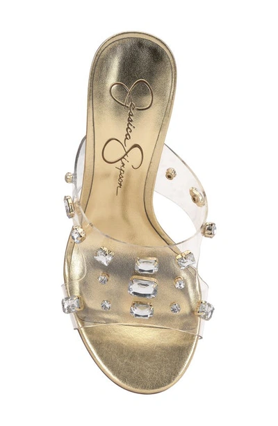 Shop Jessica Simpson Ganisa Wedge Slide Sandal In Clear