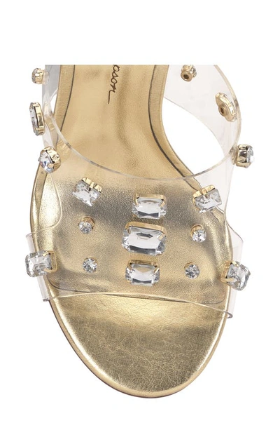 Shop Jessica Simpson Ganisa Wedge Slide Sandal In Clear