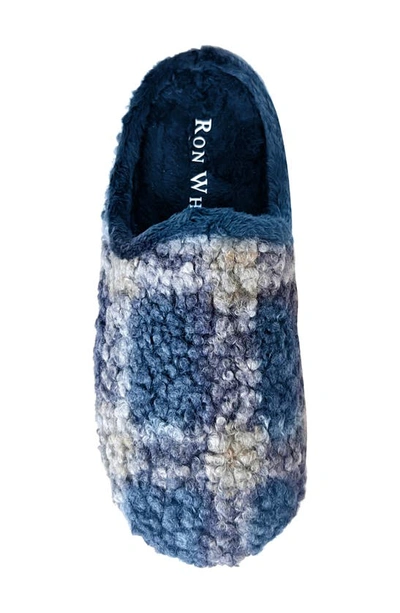 Ron White Lily Mule Slipper In Blueberry