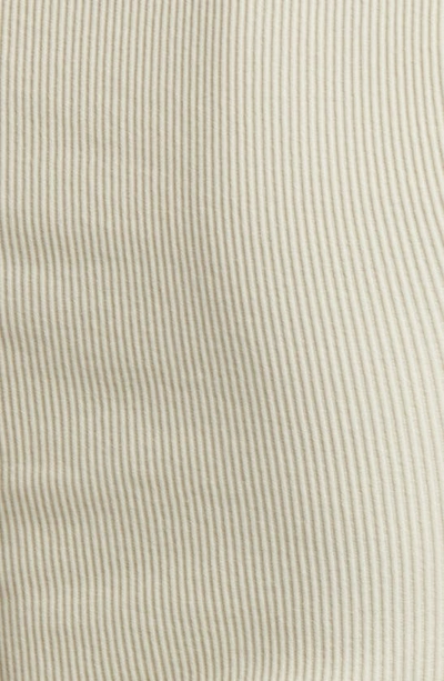 Shop Bp. Seamless Square Neck Rib Crop Top In Beige Angora