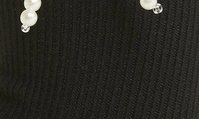 Shop Casa Clara Sienna Cotton Blend Quarter Socks In Black