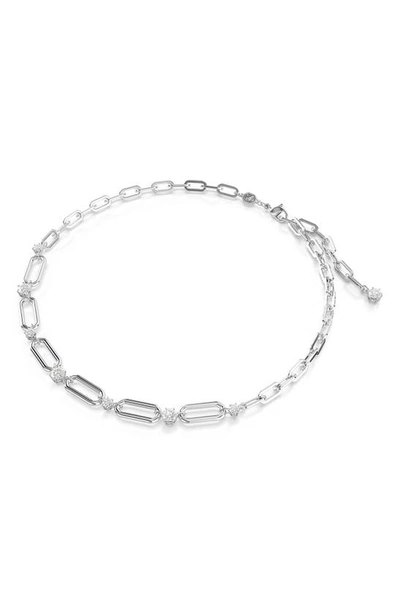 Shop Swarovski Constella Necklace In Silver