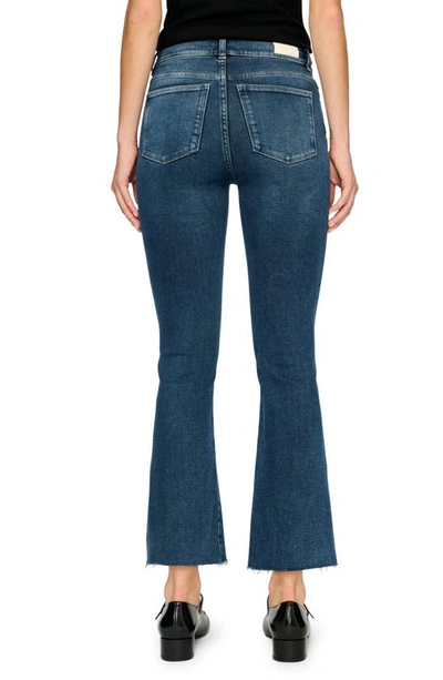 Shop Dl1961 Bridget Instasculpt Raw Hem High Waist Ankle Bootcut Jeans In Seacliff (performance)