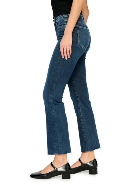 Shop Dl1961 Bridget Instasculpt Raw Hem High Waist Ankle Bootcut Jeans In Seacliff (performance)