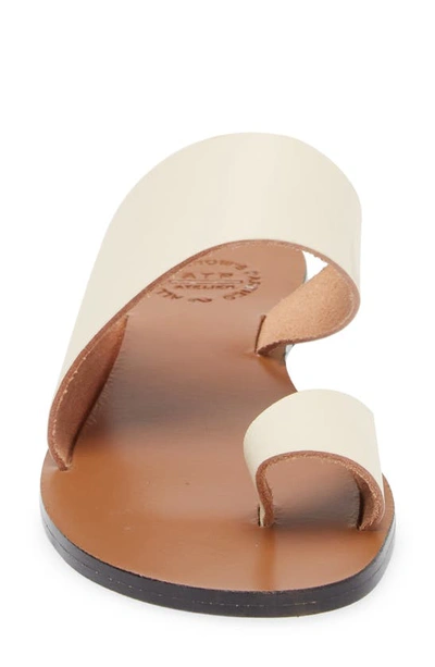 Atp Atelier Centola Slide Sandal In Linen