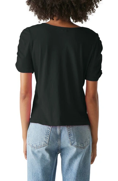 Michael Stars Dylan V Neck Tee In Black
