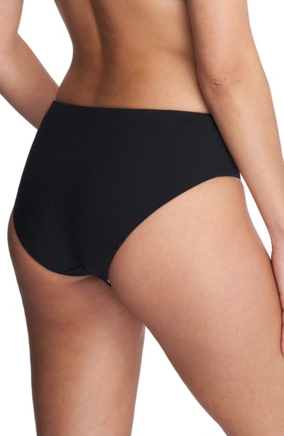 Shop Natori Reversible Bikini Bottoms In Luxe Leopard / Black