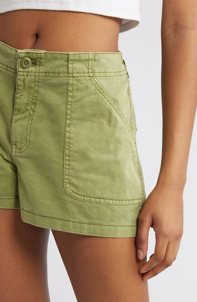 Shop Bp. Cotton Utility Shorts In Olive Fir