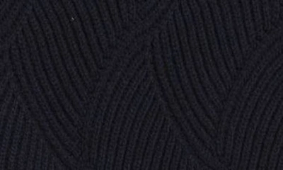 Hugo Boss Boss Camel Mezzo Wool & Cashmere Crewneck Sweater In Dark Blue