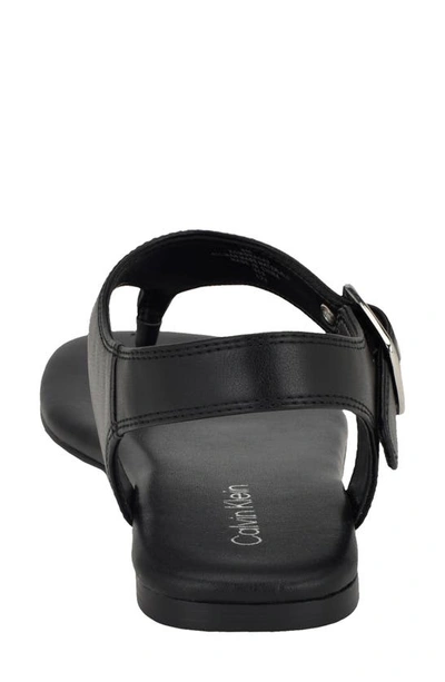 Calvin Klein Moraca Ankle Strap Sandal In Black