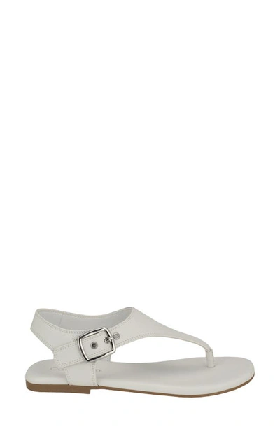 Calvin Klein Moraca Ankle Strap Sandal In White