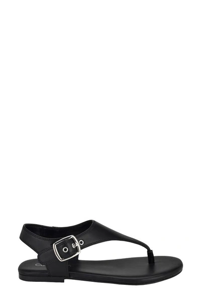 Calvin Klein Moraca Ankle Strap Sandal In Black
