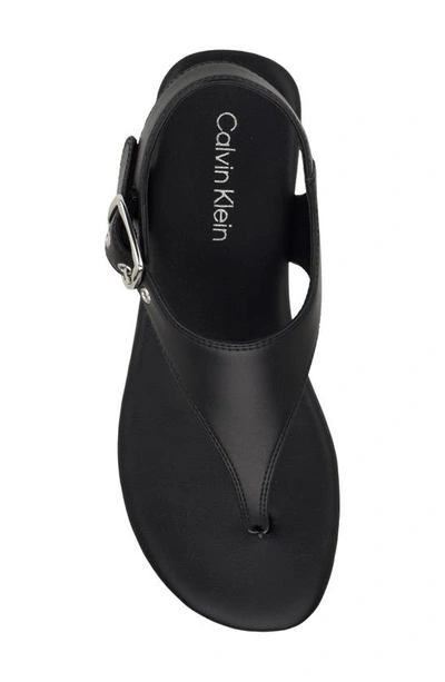 Calvin Klein Moraca Ankle Strap Sandal In Black