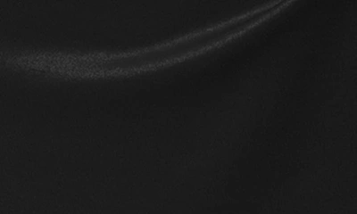 Shop Xscape Rosette Detail One-shoulder Sheath Gown In Black
