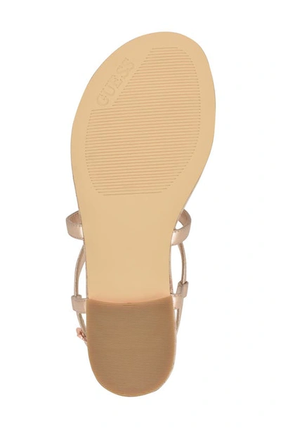 Shop Guess Meaa Ankle Strap Sandal In Light Pink