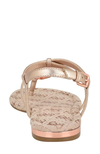 Shop Guess Meaa Ankle Strap Sandal In Light Pink