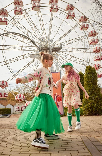The New Kids' Johanna Tulle Dress In Off White