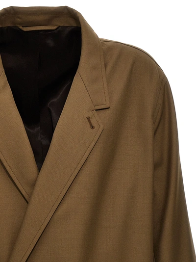 Shop Lemaire Asymmetric Coats, Trench Coats Brown