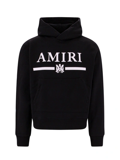 Shop Amiri Cotton Sweatshirt With Frontal Logo
