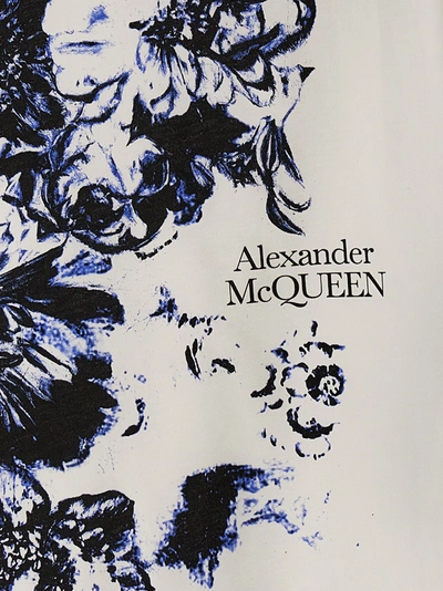 Shop Alexander Mcqueen Cut And Sew T-shirt White