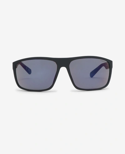 Shop Kenneth Cole Rectangular Sunglasses In Black