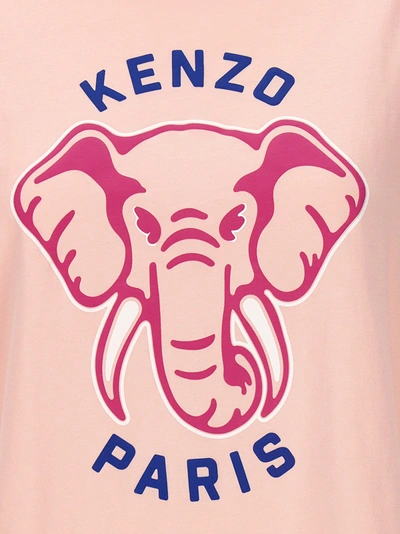 Shop Kenzo Elephant T-shirt Pink