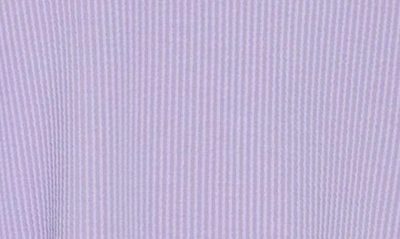 Shop Lush Ribbed V-neck Sweater In Lilac