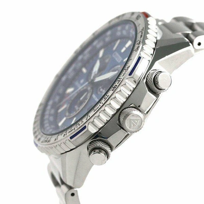 Pre-owned Citizen Promaster Sky Cb5000-50l Eco-drive Radio Watch Men's From Japan Blue