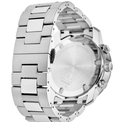 Pre-owned Movado Bold 3600276 Silver Chronograph Dial Bracelet Band Mens Watch