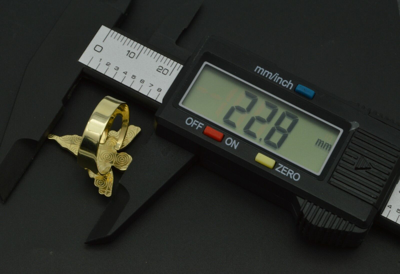 Pre-owned Angel Real 10k Yellow Gold Ladies  Ring All Sizes