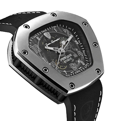 Pre-owned Tonino Lamborghini Spdrlegro 51.5mm Automatic Wristwatch Tlf-t06-1