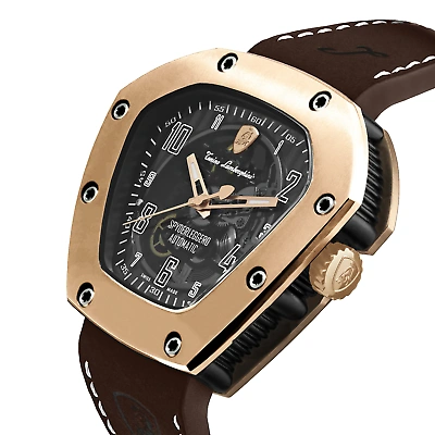 Pre-owned Tonino Lamborghini Spdrlegro 51.5mm Automatic Wristwatch Tlf-t06-5