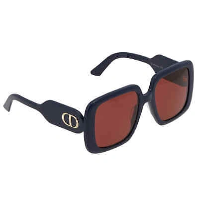 Pre-owned Dior Bordeaux Sport Ladies Sunglasses Bobby S2u 30d0 55 Bobby S2u 30d0 In Red