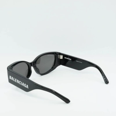Pre-owned Balenciaga Bb0258s 001 Black/gray 58-18-145 Sunglasses