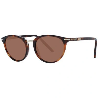 Pre-owned Serengeti Brown Women Sunglasses